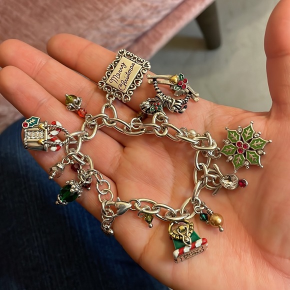 Brighton Yuletide Collection Holiday Christmas Charm Bracelet - Picture 6 of 14